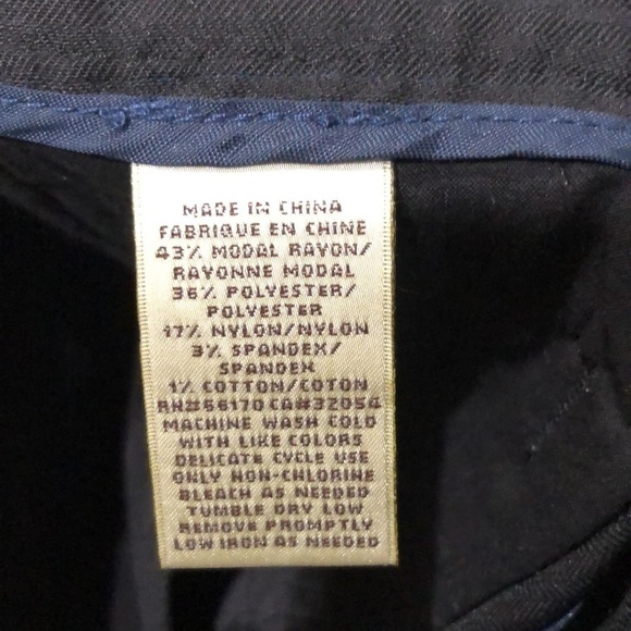 Anthropologie Elevenses Cropped Pants Size 0 Black Ruffle Hem - Picture 10 of 10